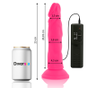 Diversia dildo flexible con vibracion 23 cm - pink - 2