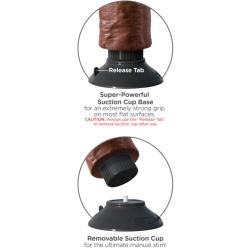 King cock - dildo vibrador marrón 20.32 cm