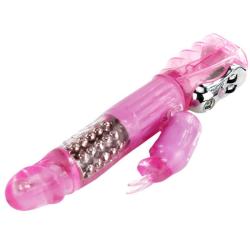 Baile - vibrador con rotación y rabbit multivelocidad y multirotacion