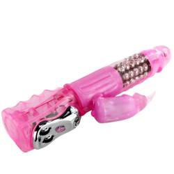 Baile - vibrador con rotación y rabbit multivelocidad y multirotacion
