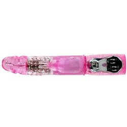 Baile - vibrador con rotación y rabbit multivelocidad y multirotacion