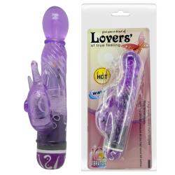 Baile - vibrador multivelocidad con estimulador lila