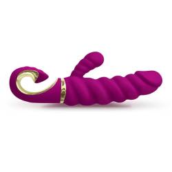 Gvibe Gcandy frambuesa tumbado, visto de lado