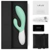LELO INA 3 verde con estuche, cable y documentación