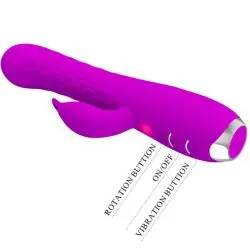 Pretty love - molly vibrador con rotacion recargable