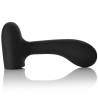 Funda Ooh by Je Joue negra con forma de plug, de lado