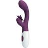 Pretty love - butterfly kiss vibrador rabbit & estimulador punto g morado - 8