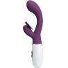 Pretty love - butterfly kiss vibrador rabbit & estimulador punto g morado - 9