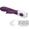 Pretty love - butterfly kiss vibrador rabbit & estimulador punto g morado - 12