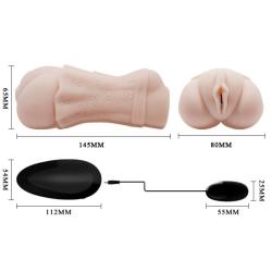 Crazy bull - masturbador water skin vagina con bala vibradora 2