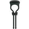 Pretty Love Curitis, anillo vibrador negro ajustable, de frente