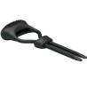 Pretty Love Curitis, anillo vibrador negro ajustable, de lado