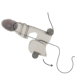 Ohmama - funda pene y testículos 3 motores