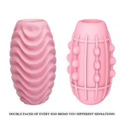 Pretty love - huevo masturbador doble cara rosa
