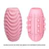 Pretty love huevo masturbador doble cara rosa - 3