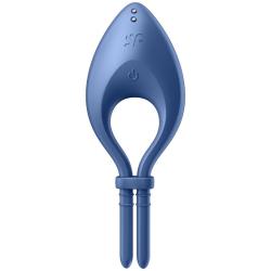 Satisfyer - bullseye anillo vibrador app azul