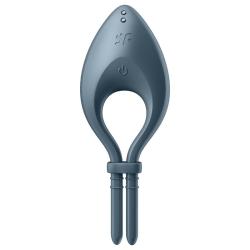Satisfyer - bullseye anillo vibrador app gris