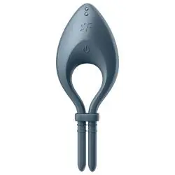 Satisfyer - bullseye anillo vibrador app gris