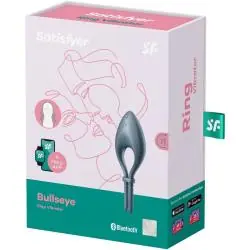 Satisfyer - bullseye anillo vibrador app gris