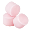 Tres Soft-Tampons professional de espuma rosa