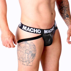 Macho - mx25nc jock cuero negro - - 10