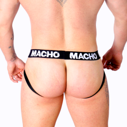 Macho - mx25nc jock cuero negro - - 12