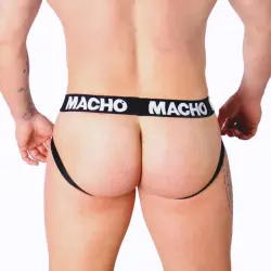 Macho - mx26x1 jock rejilla blanco s Macho - mx26x1 jock rejilla blanco s