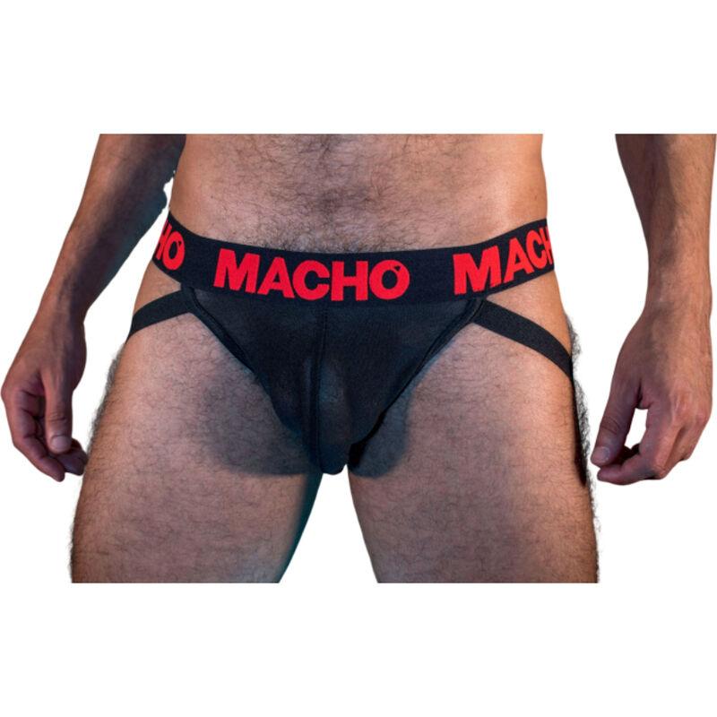 Macho - mx26x2 jock negro/rojo xl Macho - mx26x2 jock negro/rojo xl