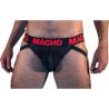 Macho - mx26x2 jock negro/rojo - 1