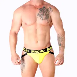 Macho - mx25a jock amarillo lycra s