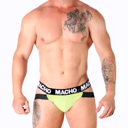 Macho - mx28fa jock verde fluor s Macho - mx28fa jock verde fluor s