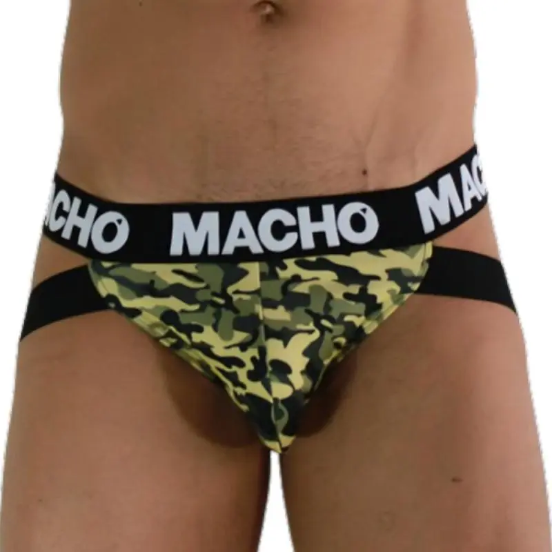 Macho - mx28mv jock militar verde s Macho - mx28mv jock militar verde s