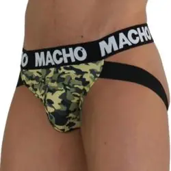 Macho - mx28mv jock militar verde s Macho - mx28mv jock militar verde s