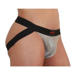 Burn - 001 jock brillante beige / negro s