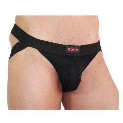 Burn - 003 jock brillante negro - - 3