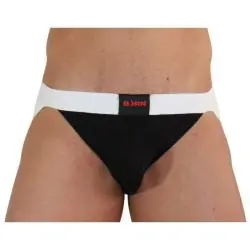 Burn - 004 jock brillante negro / blanco s Burn - 004 jock brillante negro / blanco s