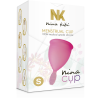 Caja de la copa menstrual Nina Cup talla S de frente
