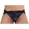 Burn - 006 jock brillante azul / negro - 2