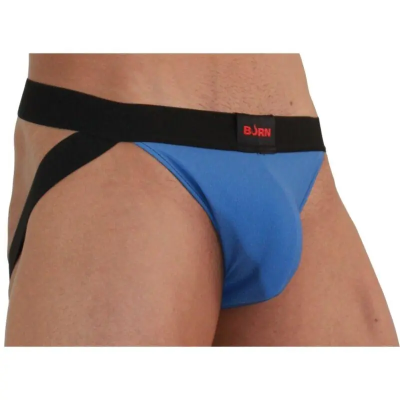 Burn - 008 jock azul / negro s Burn - 008 jock azul / negro s
