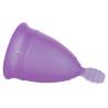 Copa menstrual Nina Cup lila de lado