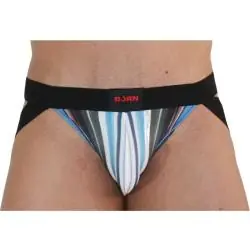Burn - 009 jock multicolor / negro s Burn - 009 jock multicolor / negro s