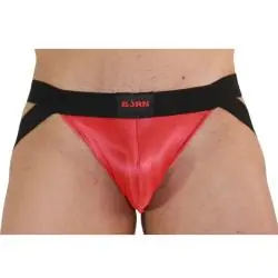 Burn - 010 jock rojo / negro s