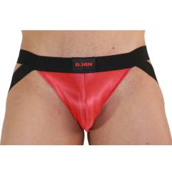 Burn - 010 jock rojo / negro - - 4
