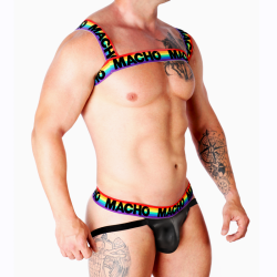 Macho - arnés doble pride limited