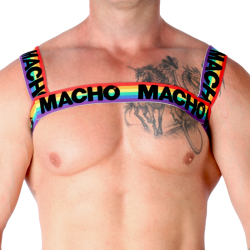 Macho - arnés doble pride limited