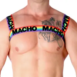 Macho - arnés doble pride limited