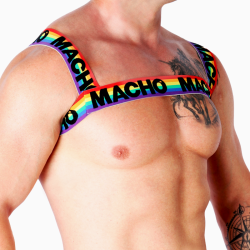 Macho - arnés doble pride limited