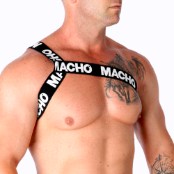 Macho - arnes romano amarillo s/m