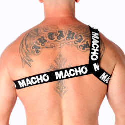 Macho - arnes romano amarillo s/m