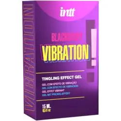 Intt releases - gel vibrador líquido sabor mora 15 ml